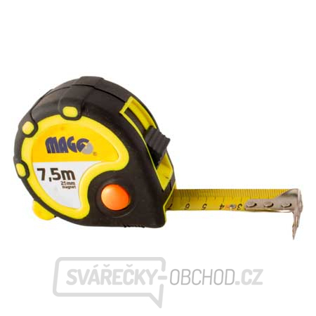 Svinovací metr 7,5m x 25mm (guma/plast, magnet) Svinovací metr 7,5m x 25mm (guma/plast, magnet) gallery main image