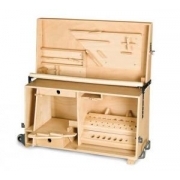 Pojízdný dřevěný box na nářadí Holzkraft® Náhled