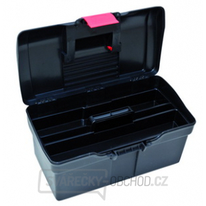 Plastový kufr 514x280x260mm s 1 přihrádkou a 2 zásobníky