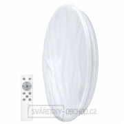 Solight LED smart stropní světlo Wave, 30W, 2300lm, wifi, RGB + CCT, dálkové ovládání Náhled