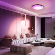Solight LED smart stropní světlo Wave, 30W, 2300lm, wifi, RGB + CCT, dálkové ovládání Náhled