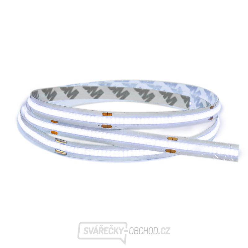 Solight LED COB světelný pás 5m, 10W/m, 1000lm/m, CRi90, IP44, studená bílá