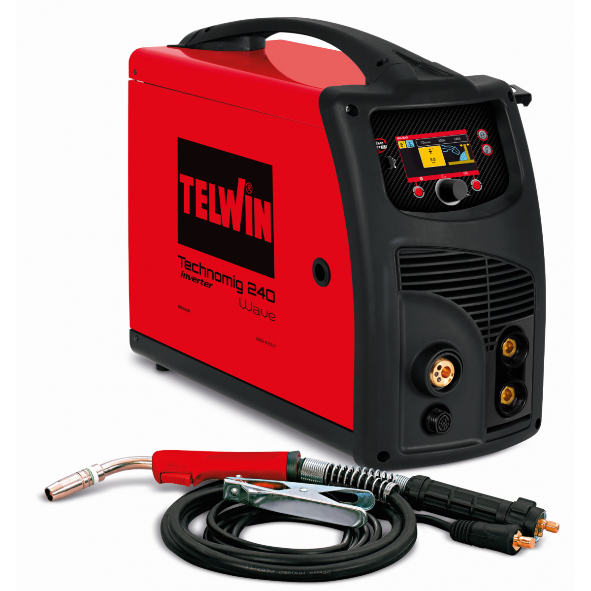 Svářecí invertor CO2 (MIG-MAG) Technomig 240 WAVE Telwin 816076