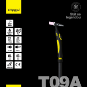 Hořák KOWAX® T09A, 4m Hořák ruční TIG-8pin Náhled