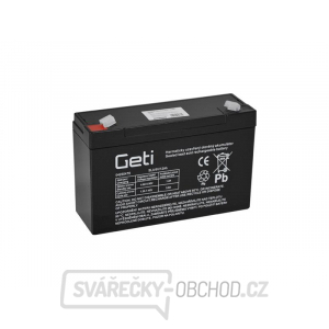 Baterie olověná  6V 12Ah Geti Baterie olověná  6V 12Ah Geti gallery main image
