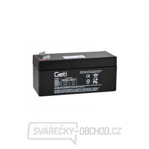 Baterie olověná 12V   3.3Ah Geti Baterie olověná 12V   3.3Ah Geti gallery main image