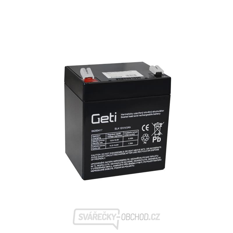 Baterie olověná 12V 4.5Ah Geti