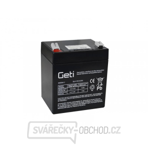 Baterie olověná 12V 4.5Ah Geti Baterie olověná 12V 4.5Ah Geti gallery main image