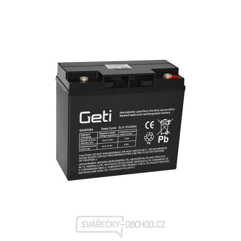 Baterie olověná 12V  20Ah Geti pro elektromotory