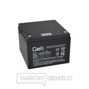 Baterie olověná 12V  28Ah Geti Baterie olověná 12V  28Ah Geti gallery main image