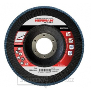 Lamelový kotouč HERMAN LR-10 AREA na nerez 115mm Z60 - 1ks gallery main image
