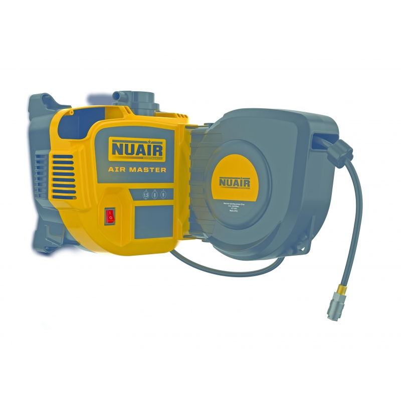 Pístový kompresor NUAIR AIR MASTER s hadicovým navijákem 8215400NUA503