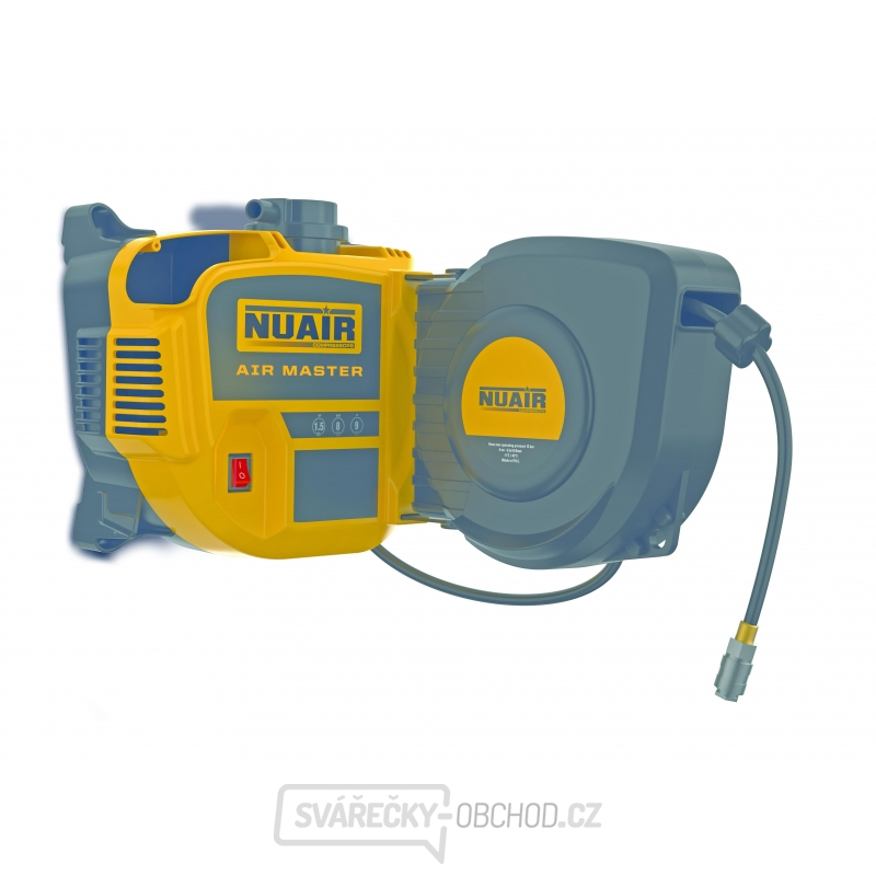 Pístový kompresor NUAIR AIR MASTER s hadicovým navijákem
