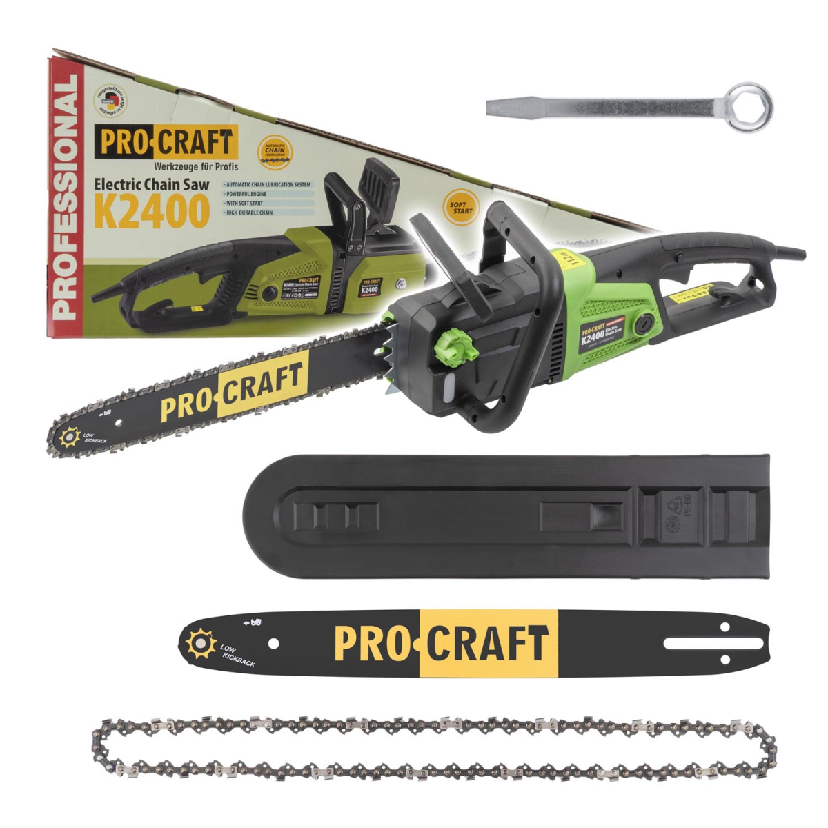 Levně Elektrická řetězová pila Procraft K2400 | K2400 K2400