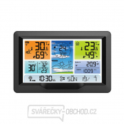 Solight profesionální meteostanice, přehledný a designový displej, tlak, teplota, vlhkost, srážky, hodnoty větru Náhled