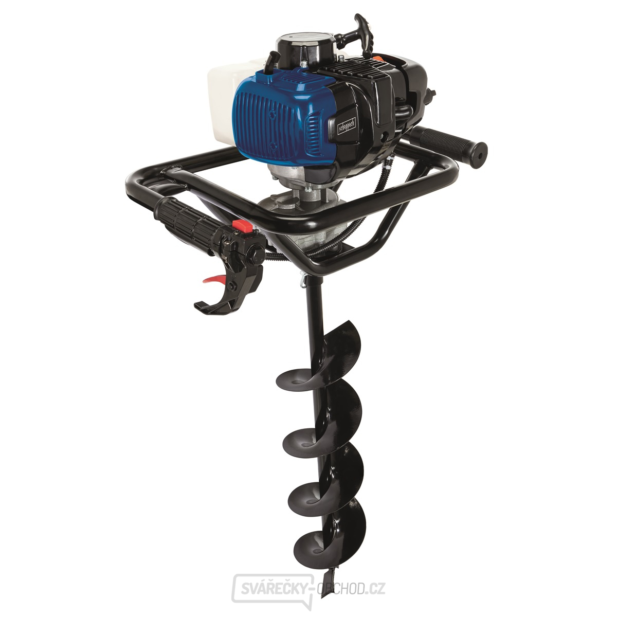 Scheppach EB 2000 půdní vrták + 3 vrtáky