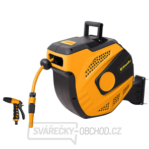 Riwall PRO RWHR 27 SET samonavíjecí buben se zahradní hadicí 27 m a příslušenstvím Riwall PRO RWHR 27 SET samonavíjecí buben se zahradní hadicí 27 m a příslušenstvím gallery main image