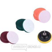 Sada čistících/leštících výseků na vrtačku 10ks, průměr 100mm, 3x3druhy náhled