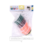 Sada čistících/leštících výseků na vrtačku 10ks, průměr 100mm, 3x3druhy náhled