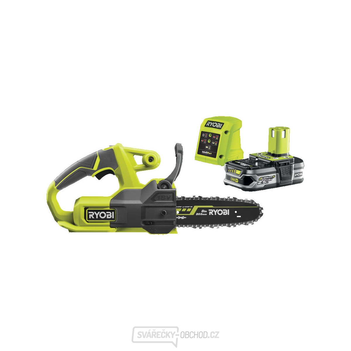Ryobi RY18CS20A-125 aku 18V řetězová pila + 1x 2,5 Ah baterie + nabíječka ONE+