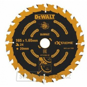 DeWALT DT10300 pilový kotouč EXTREME FLEXVOLT, 165 x 20 mm, 24 zubů DeWALT DT10300 pilový kotouč EXTREME FLEXVOLT, 165 x 20 mm, 24 zubů gallery main image