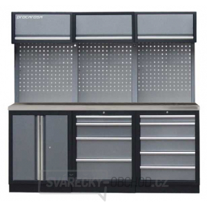 Sestava dílenského nábytku Procarosa PROFI 245 Pracovní deska:: nerezová, Hmotnost:: 208,4 kg Sestava dílenského nábytku Procarosa PROFI 245 Pracovní deska:: nerezová, Hmotnost:: 208,4 kg gallery main image