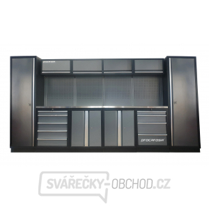 Sestava dílenského nábytku Procarosa PROFESSIONAL L-3 Pracovní deska: nerezová, Hmotnost: 375,3 kg Sestava dílenského nábytku Procarosa PROFESSIONAL L-3 Pracovní deska: nerezová, Hmotnost: 375,3 kg gallery main image