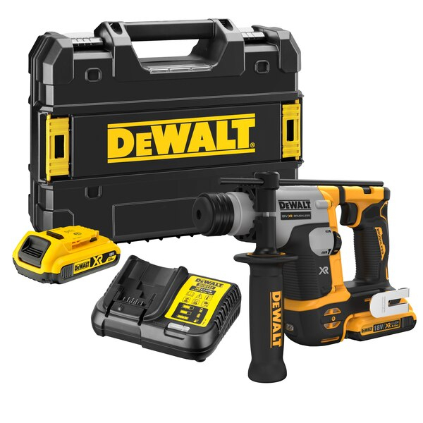 Aku vrtací kladivo 18V 2x2,0Ah DeWALT DCH172D2