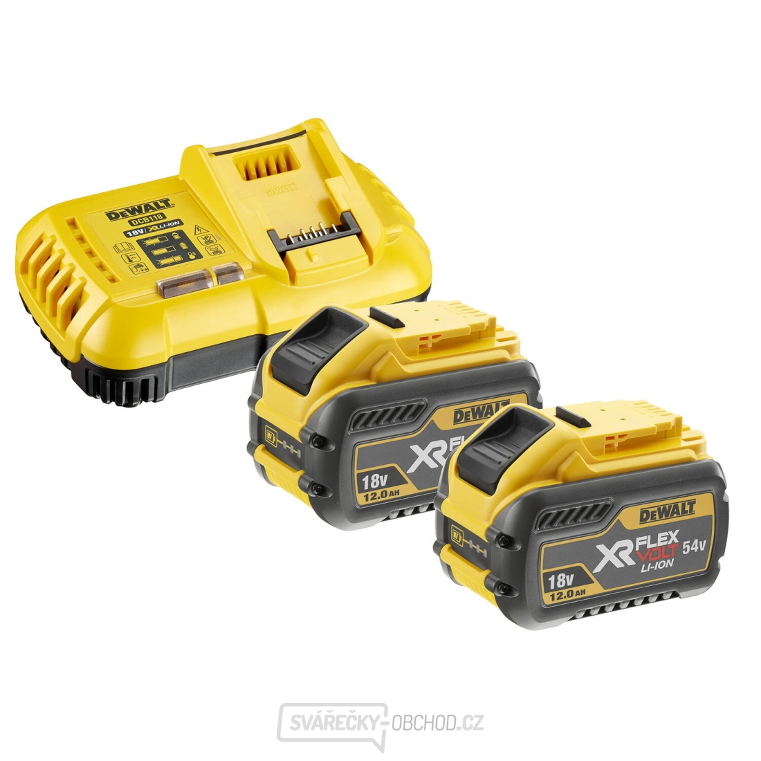 DeWALT DCB118Y2 Sada baterií a nabíječky