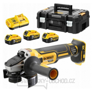 DeWALT DCG405P3 aku úhlová bruska 12 5mm 3 x 5,0 AH DeWALT DCG405P3 aku úhlová bruska 12 5mm 3 x 5,0 AH gallery main image