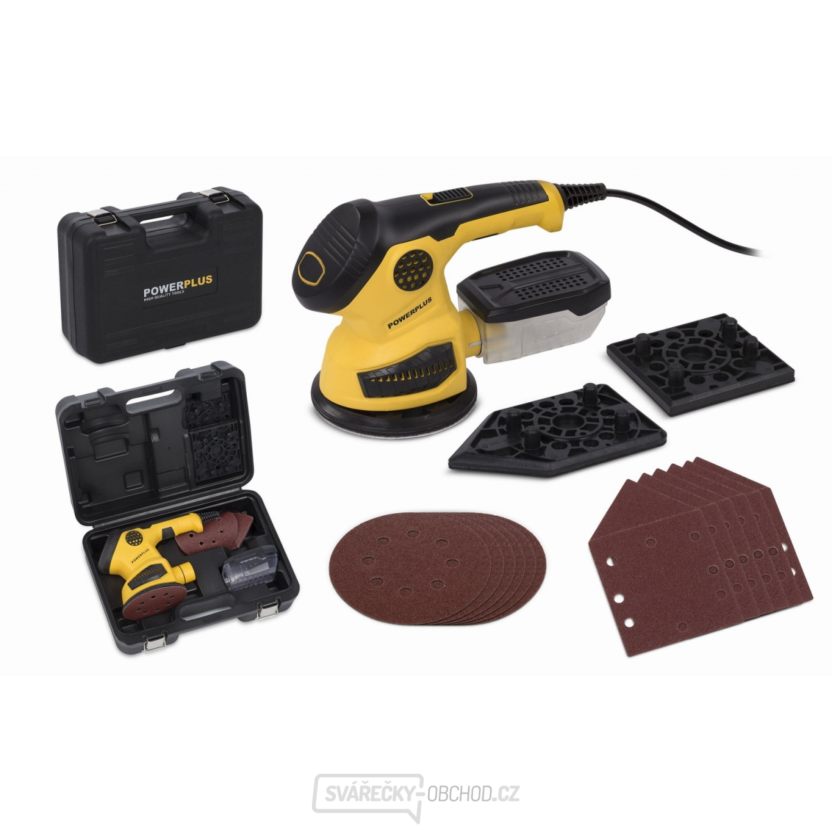 POWERPLUS POWX0485 - Multifunkční bruska 3v1 260 W