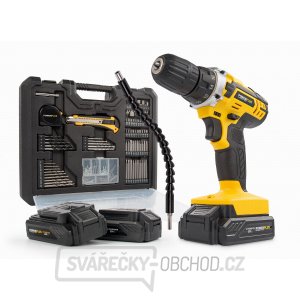 POWX00830 - Aku šroubovák / vrtačka 20V LI-ION  plus 134ks příslušenství gallery main image