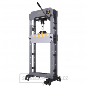Pneumaticko-hydraulický lis 30t, s ruční pákou, pedálem a manometrem - SP-30HAM Pneumaticko-hydraulický lis 30t, s ruční pákou, pedálem a manometrem - SP-30HAM gallery main image