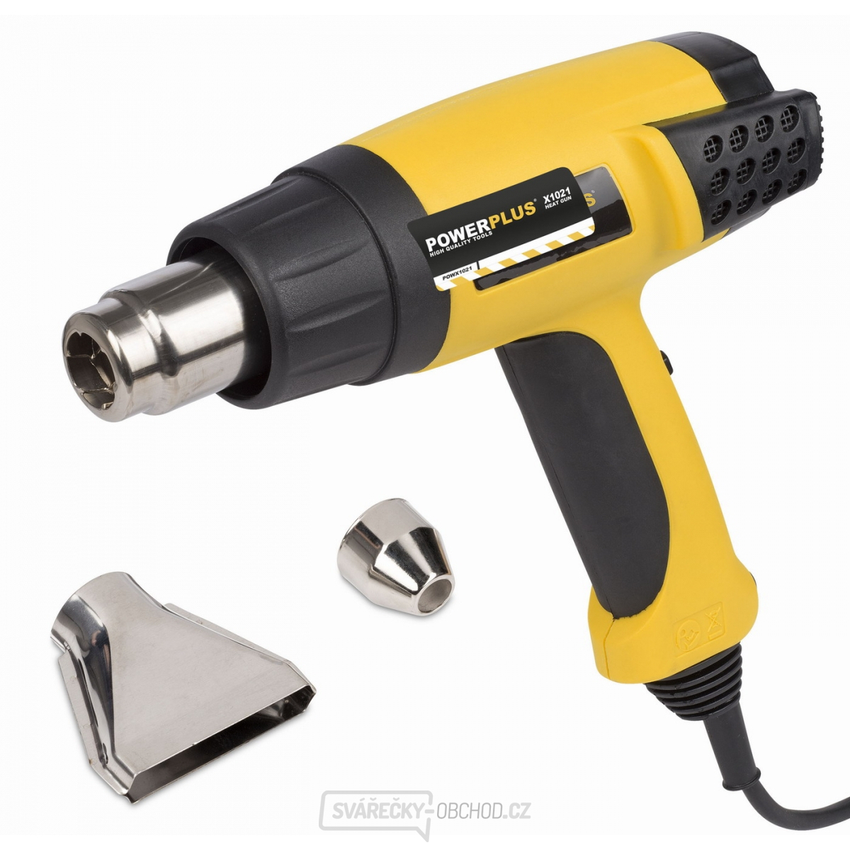 POWERPLUS POWX1021 - Horkovzdušná pistole 2 000 W
