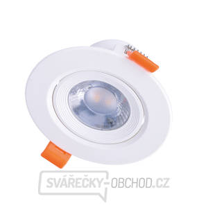 Solight LED podhledové světlo bodové, 5W, 400lm, 4000K, kulaté, bílé Solight LED podhledové světlo bodové, 5W, 400lm, 4000K, kulaté, bílé gallery main image