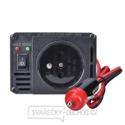 Solight invertor 12V, USB 500mA, kovový, černý, max. zatížení: 200W náhled