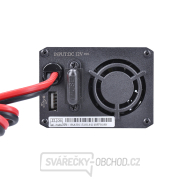 Solight invertor 12V, USB 500mA, kovový, černý, max. zatížení: 200W náhled