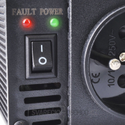 Solight invertor 12V, USB 500mA, kovový, černý, max. zatížení: 200W náhled