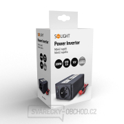 Solight invertor 12V, USB 500mA, kovový, černý, max. zatížení: 200W náhled