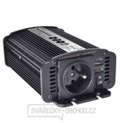 Solight invertor 12V, USB 500mA, kovový, černý, max. zatížení: 300W Náhled