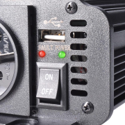 Solight invertor 12V, USB 500mA, kovový, černý, max. zatížení: 300W náhled