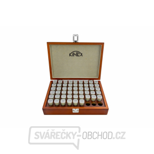 Válečkové měrky ocelové KINEX - sada 0,3-3,0/0,1 mm, 28 ks Válečkové měrky ocelové KINEX - sada 0,3-3,0/0,1 mm, 28 ks