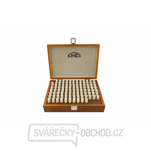Válečkové měrky ocelové KINEX - sada 8,01-9,0/0,01 mm, 100 ks Válečkové měrky ocelové KINEX - sada 8,01-9,0/0,01 mm, 100 ks