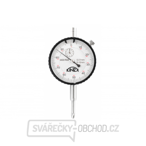 Úchylkoměr číselníkový KINEX 0-10 mm/60 mm/0,01 mm - SHOCK PROOF Úchylkoměr číselníkový KINEX 0-10 mm/60 mm/0,01 mm - SHOCK PROOF gallery main image