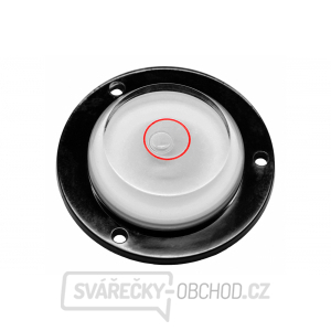 Kruhová libela KINEX s upevňovacími otvory pr.30mm - plast Kruhová libela KINEX s upevňovacími otvory pr.30mm - plast gallery main image