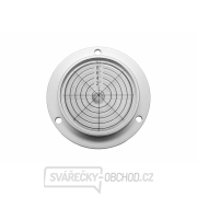Kruhová libela KINEX s upevňovacími otvory pr.60mm - stříbrná, hliník gallery main image
