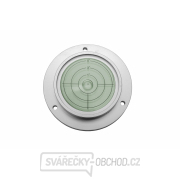 Kruhová libela KINEX s upevňovacími otvory pr.75mm - stříbrná, hliník Kruhová libela KINEX s upevňovacími otvory pr.75mm - stříbrná, hliník gallery main image