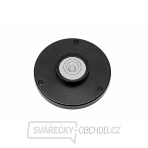 Kruhová libela KINEX s upevňovacími otvory pr.35mm - černá, hliník Kruhová libela KINEX s upevňovacími otvory pr.35mm - černá, hliník