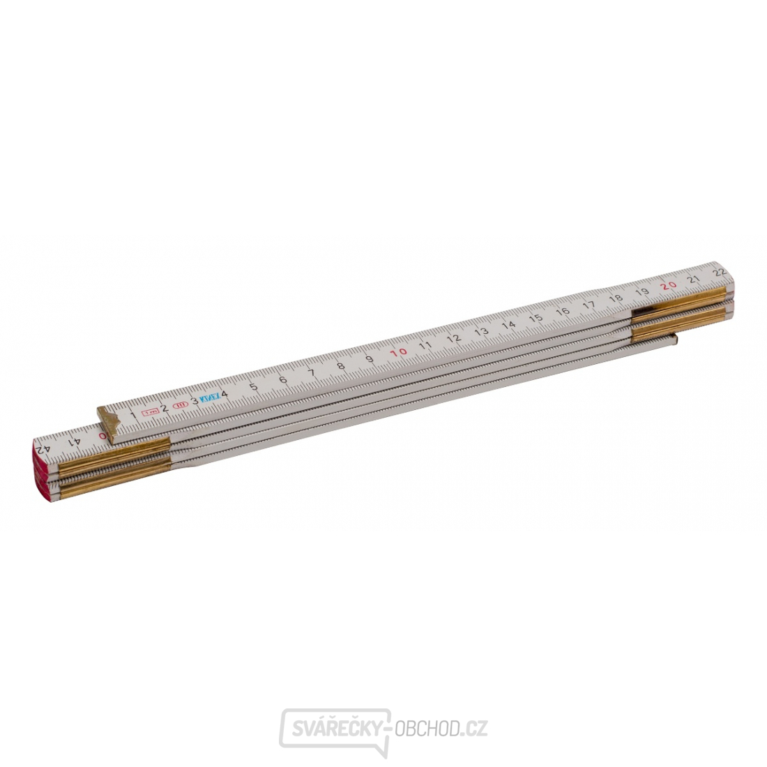 Skládací dřevěný metr PROFI 1m