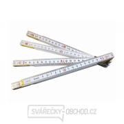 Skládací dřevěný metr PROFI 2m Skládací dřevěný metr PROFI 2m gallery main image